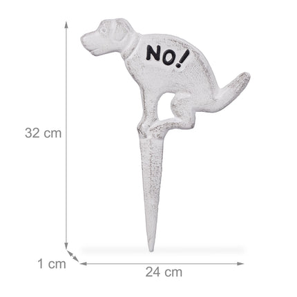 Sign that dogs are not allowed to poop