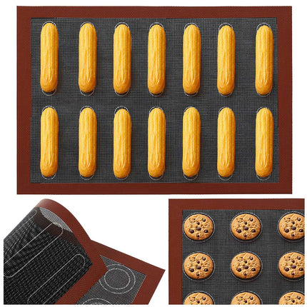 Silicone Baking Mat, Double-Sided, 30x40cm, Perforated