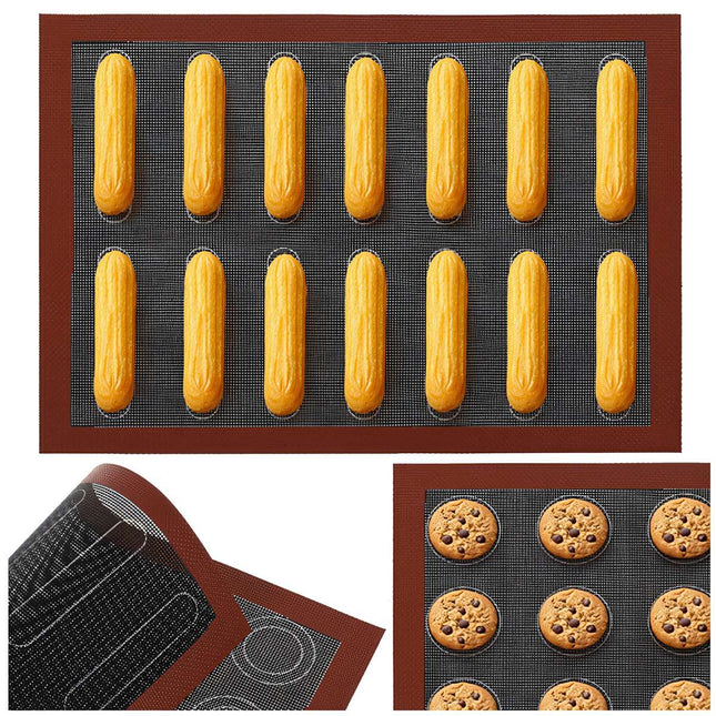 Silicone Baking Mat, Double-Sided, 30x40cm, Perforated