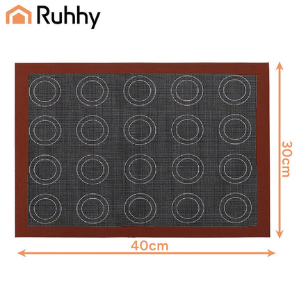 Silicone Baking Mat, Double-Sided, 30x40cm, Perforated