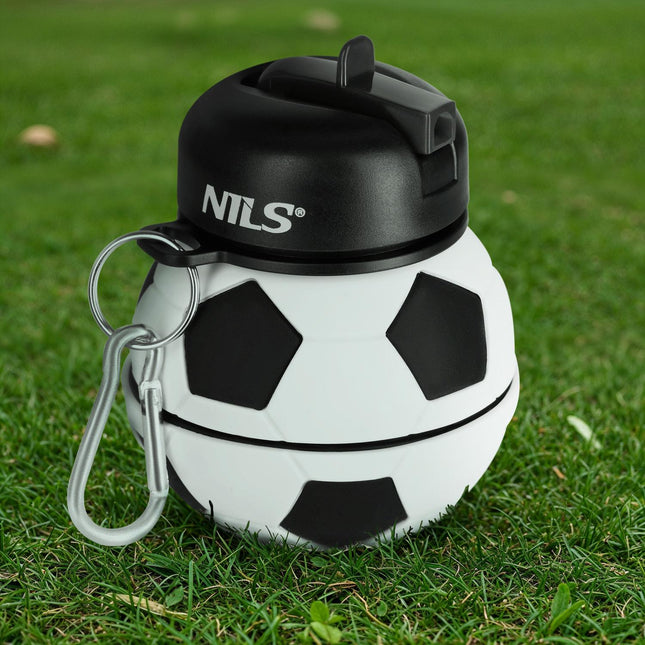 Silikon-Faltbecher 550 ml – Fußball-Design