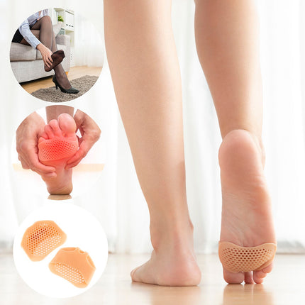 Mittelfußpolster aus Silikongel SilStep InnovaGoods (2er-Pack)