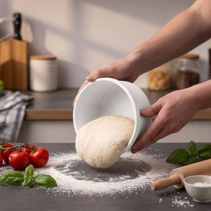 Silicone Pizza Dough Proofing Boxes with Lids, Set of 4
