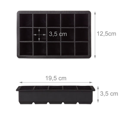 Silikon-Eiswürfelform 3,5 cm
