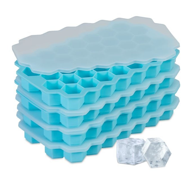 Silikon-Eiswürfelform, 4er-Set