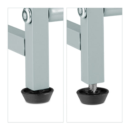 Silver Shoe shelf Metal
