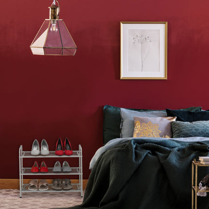 Silver Shoe shelf Metal