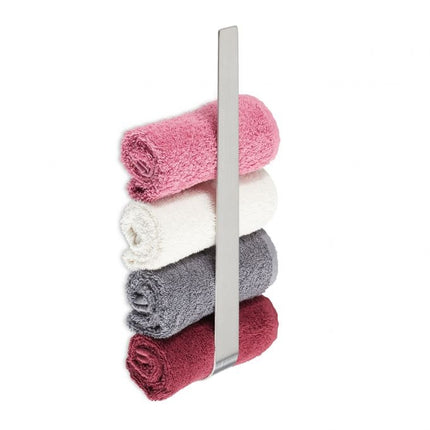Silver towel rail stainless steel