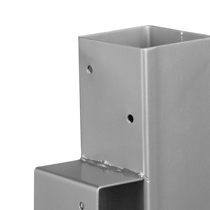 Silberne Holzstapelhilfe im 2er-Set