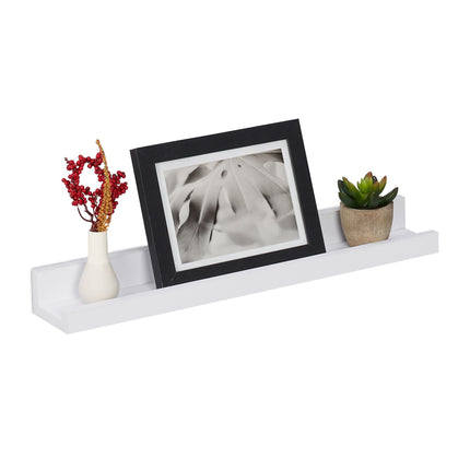 Simple Floating Shelf in White