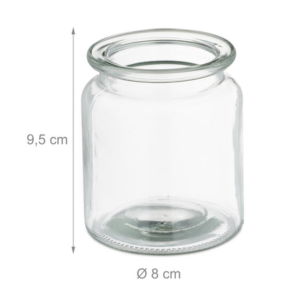 Simple Tealight Candle Holders, Set of 12