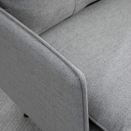 Lounge-Sessel; Leinenoptik, Kissen, 120 kg Tragkraft