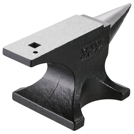Single Horn Anvil, 55 lb, Cast Steel, 50 HRC Hardened Face