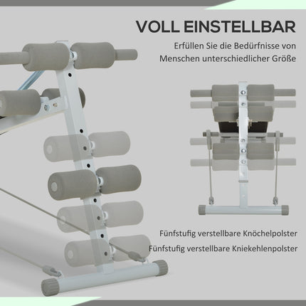 Folding bench - Adjustable with resistance bands