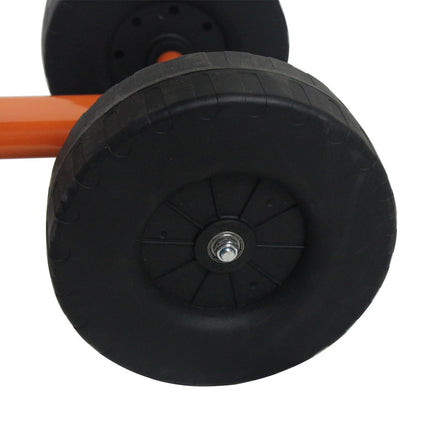 Aufsitzbagger mit Schaufel, Kinderbagger aus Metall, Sandbagger zum Draufsitzen für Kinder ab 3 Jahren. Orange