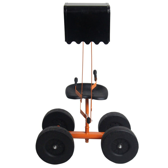 Aufsitzbagger mit Schaufel, Kinderbagger aus Metall, Sandbagger zum Draufsitzen für Kinder ab 3 Jahren. Orange