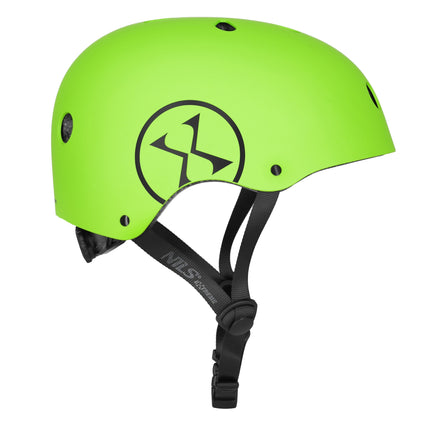 Skatehelm, verstellbares Drehrad, grün M 55–58 cm