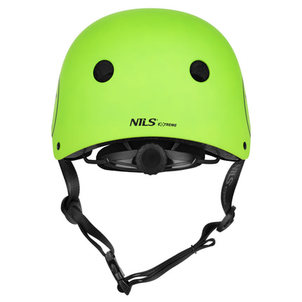 Skatehelm, verstellbares Drehrad, grün M 55–58 cm