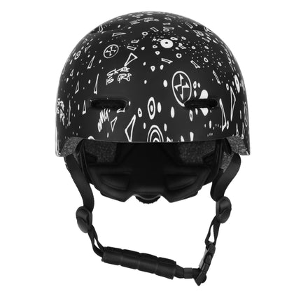 Skatehelm, Schwarz, M (55-58 cm), Leicht, Belüftet