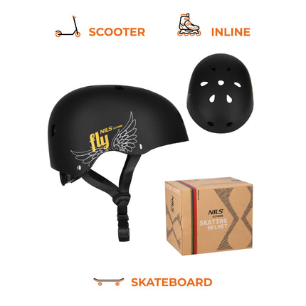 Skate-Helm, Gold, XS 48–52 cm, Dial Fit