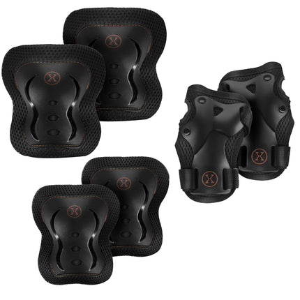 Skate-Schutzausrüstung Set – Handgelenk-, Ellbogen-, Knieschoner, M