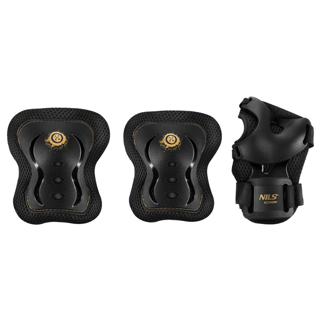 Skate-Schutzausrüstung Set, Handgelenk Ellbogen Knie, Größe L