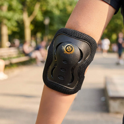 Skate-Schutzausrüstung-Set, Handgelenk, Ellbogen, Knie, Größe M