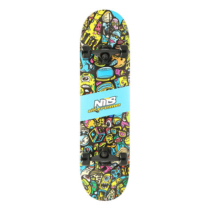 Skateboard, 2 Räder, farbenfrohes Design