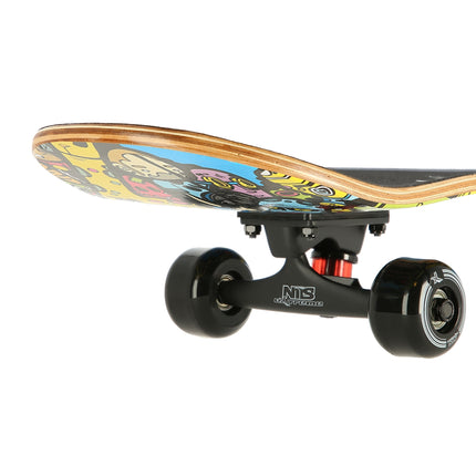 Skateboard, 2 Räder, farbenfrohes Design
