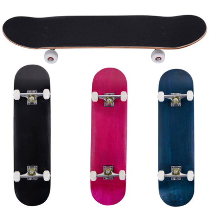 Skateboard Mini Cruiser, 20x79cm, Schwarz, Holz-Deck