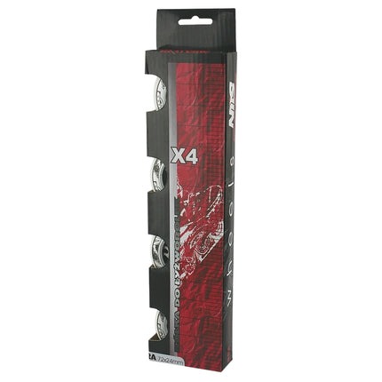Skateboard-Rollen 72x24mm 82A Weiß (4er-Set)