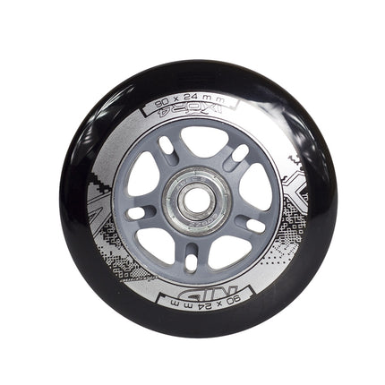 Skateboardrollen 90x24 82A & ABEC-9 Kugellager Set