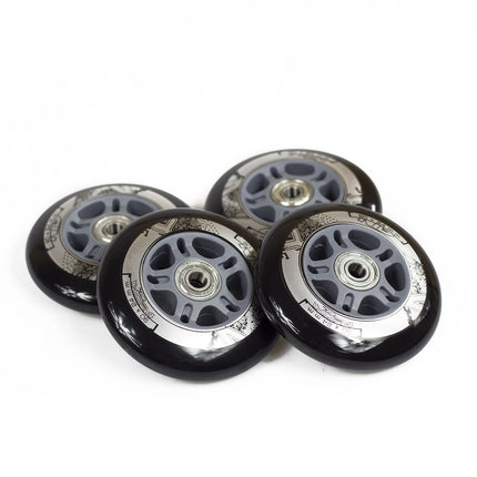 Skateboardrollen 90x24 82A & ABEC-9 Kugellager Set