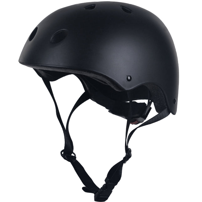 Skatehelm S 53-58cm Schwarz