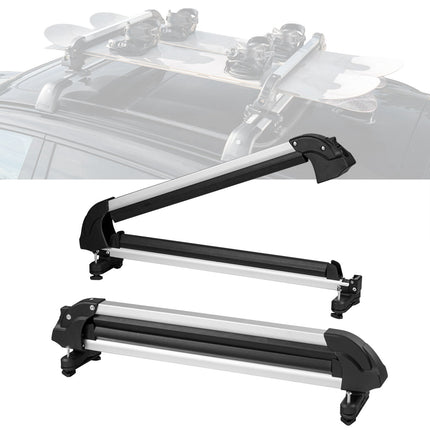 Ski and Snowboard Roof Rack 80.5 cm, Locking, 6 Skis