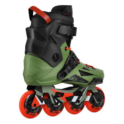 Slalom Inline Skates, Green, Size 36, 80mm Wheels