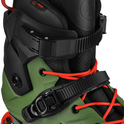 Slalom-Inlineskates, Grün, Größe 37, 80-mm-Rollen