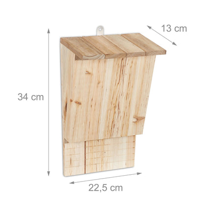 Schräge Fledermausnistkasten