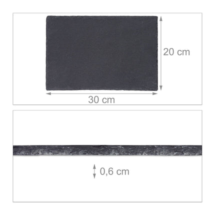 Slate mat 30x20cm