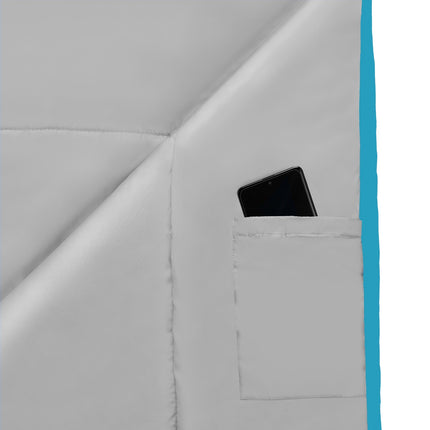 Schlafsack, Grau-Blau, Leichtgewicht, Kompakt