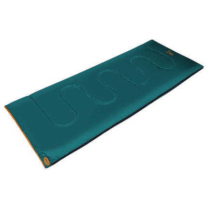 Sleeping Bag, Green-Orange, Lightweight, Compact
