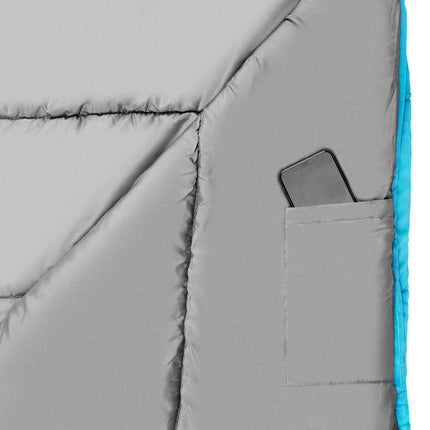 Sleeping Bag, Red-Blue, Lightweight, Compact