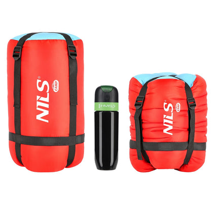 Sleeping Bag, Red-Blue, Lightweight, Compact