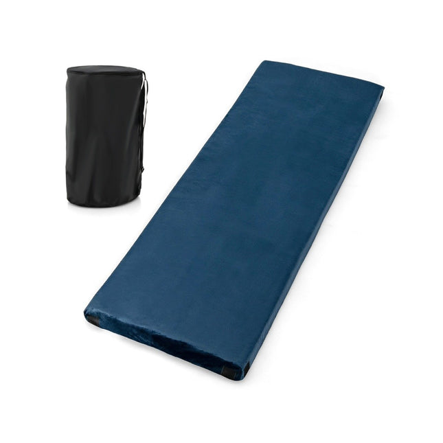 Isomatte Camping Campingmatratze aus Memory Foam 183 x 62,5 x 6,5 cm Blau