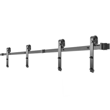 Sliding Barn Door Hardware Kit, Double 12 ft, 330 lb
