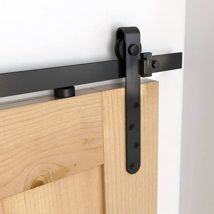 Schiebetürbeschlag-Set, 180 cm, Karbonstahl-Set