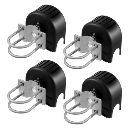 Sliding Gate Roller Kit, 4 U-Groove Nylon Wheels