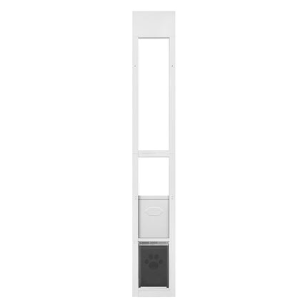 Sliding Glass Dog Door, Adjustable Height, Lock, Medium Dogs