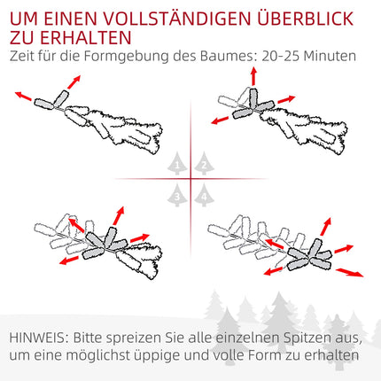 Úzký umělý vánoční stromek, 165 cm, zelená, do interiéru