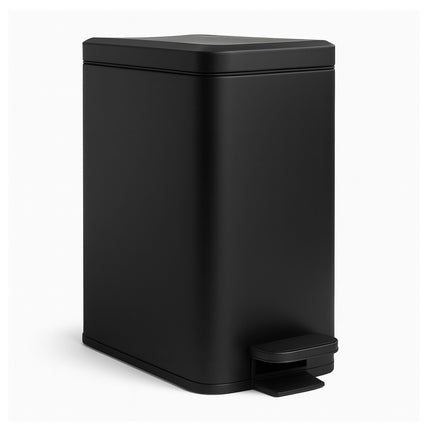 Slim Pedal Bin, 10L – Soft-Close, Hands-Free Design
